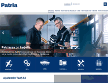 Tablet Screenshot of patria.fi