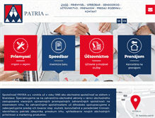 Tablet Screenshot of patria.sk