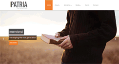 Desktop Screenshot of patria.co.za